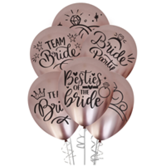 Krom Balon Baskılı 50li -Team Bride-