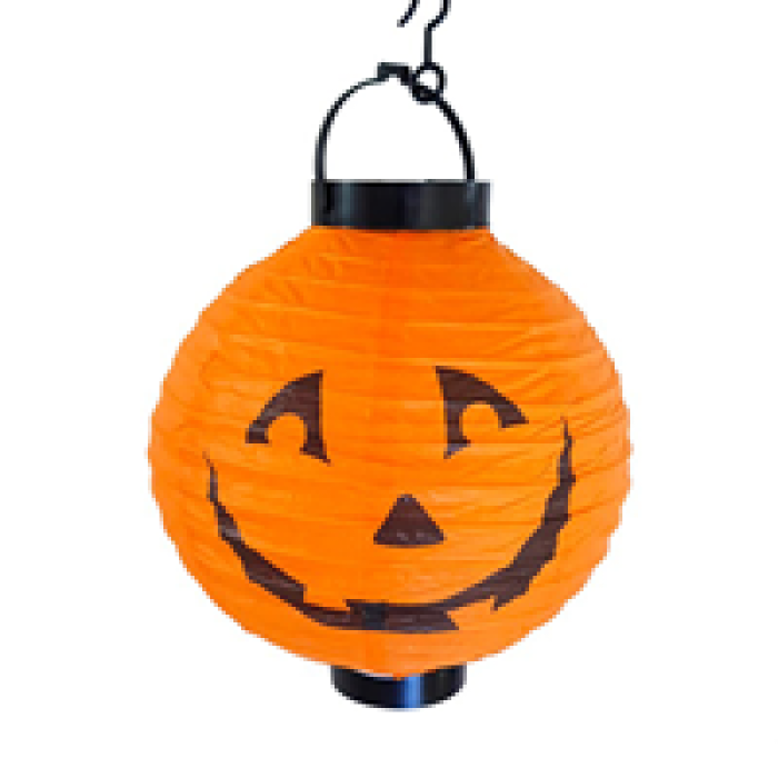 Halloween Işıklı Kağıt Fener 20cm