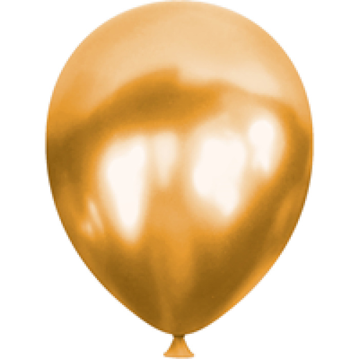 12 Vivaloons Metalik Balon 100lü -Altın-