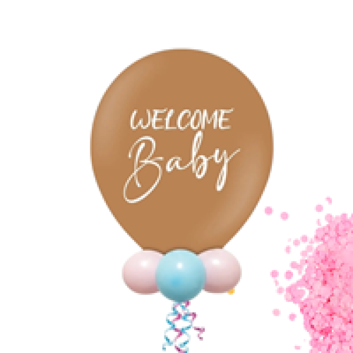 18 Cinsiyet Partisi Balon Kiti -Karamel Pink-