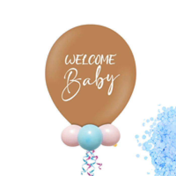 18 Cinsiyet Partisi Balon Kiti -Karamel Blue-