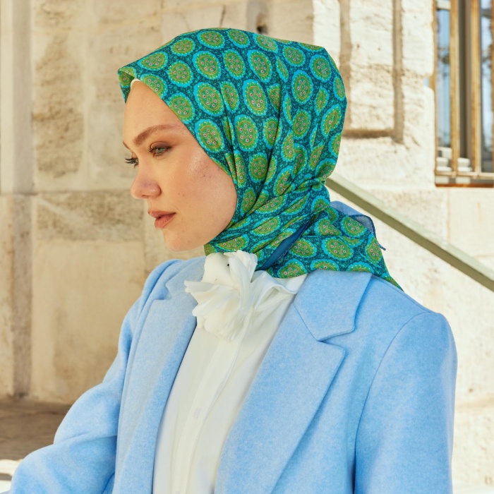 DİJİTAL SOFT LAVİNA DESEN-Yeşil