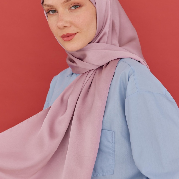 Kum Saten Şal - Pembe