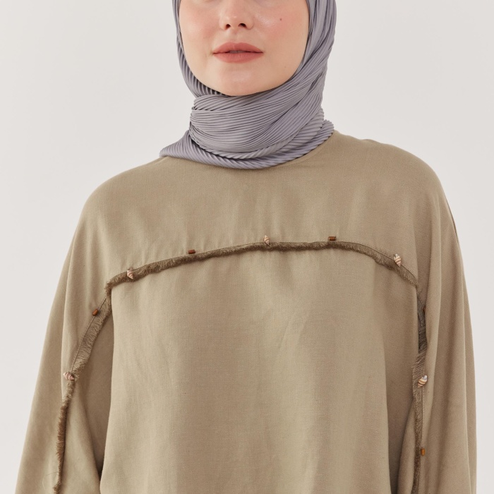 Piliseli Eşarp - Gümüş