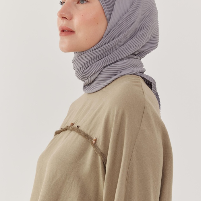Piliseli Eşarp - Gümüş