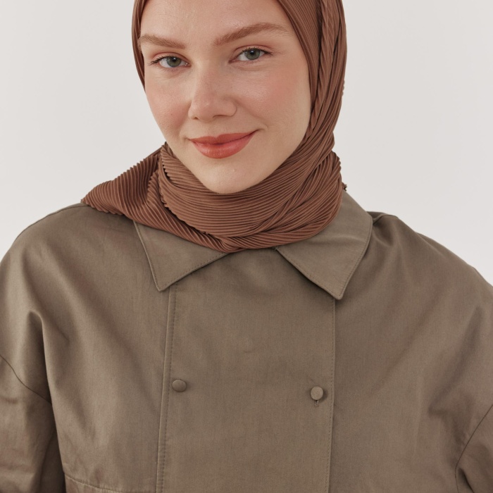Piliseli Eşarp - Kahve