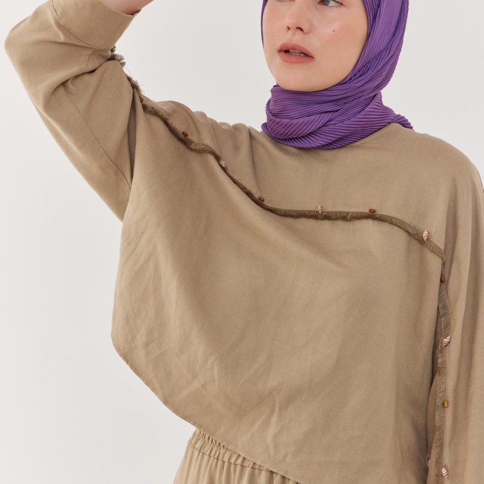Piliseli Eşarp - Mor