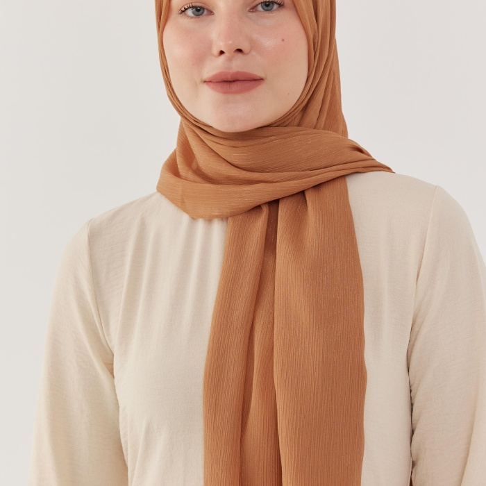 Simli Yoryo Şal - Camel