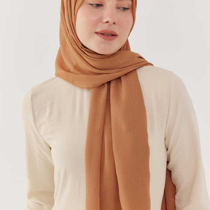 Simli Yoryo Şal - Camel