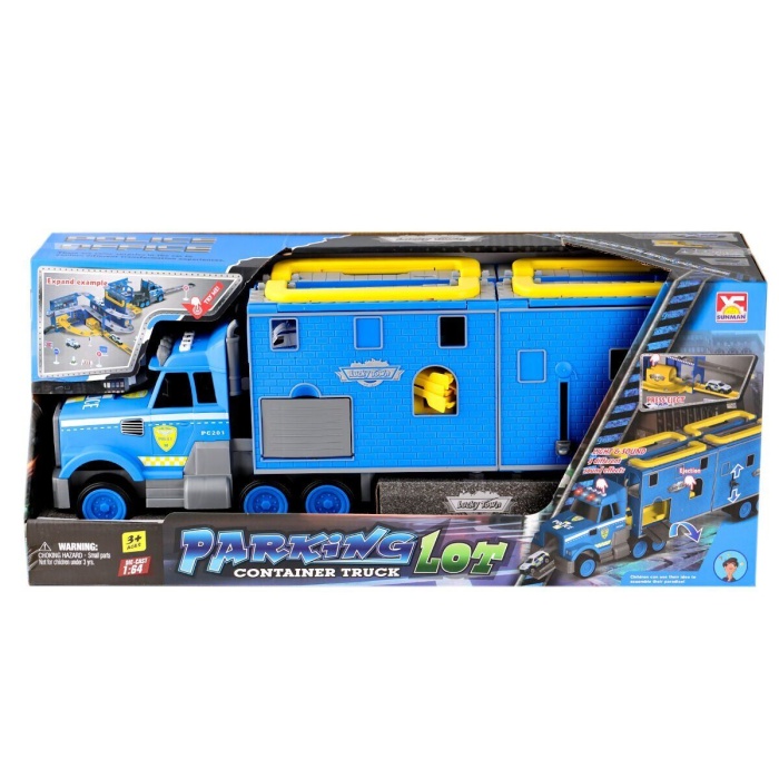 4345 Sesli Işıklı Transporter Garaj Seti