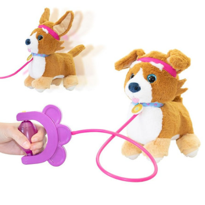 Yürüme Arkadaşım Peluş Köpek Latte
