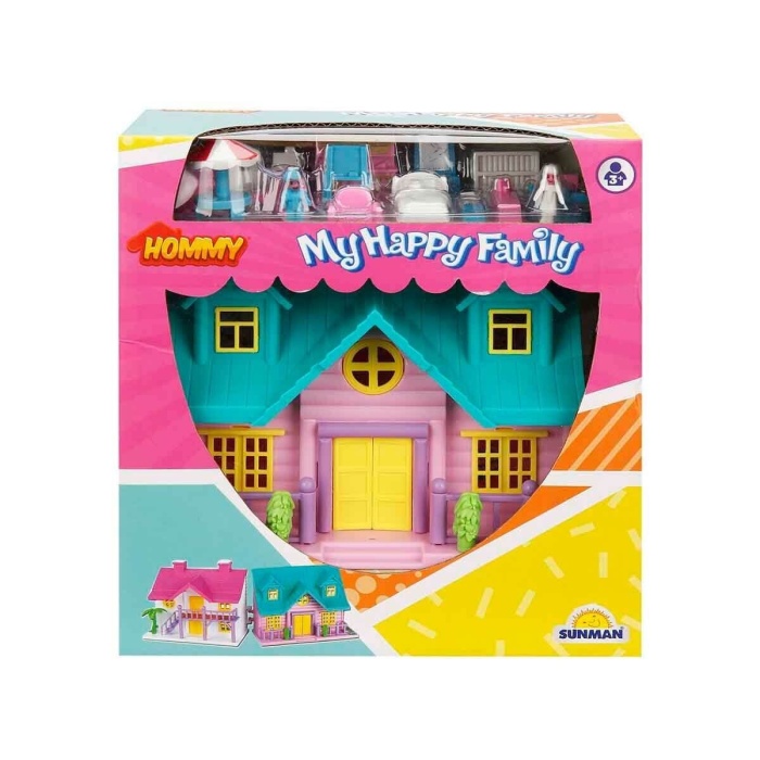 2080 Happy Family Villa Oyun Seti 18 Parça