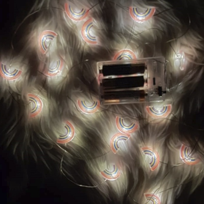 Led Işıklı Gökkuşağı Dekoratif Işıklı İp