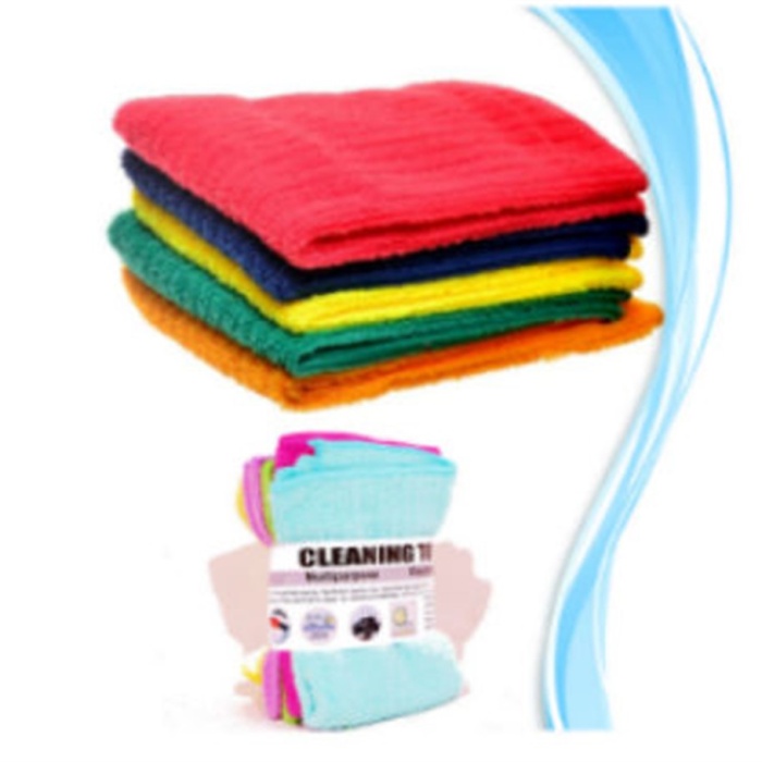 Çok Amaçlı Genel Mikrofiber Temizlik Bezi 5 Adet 30 cm x 30 cm