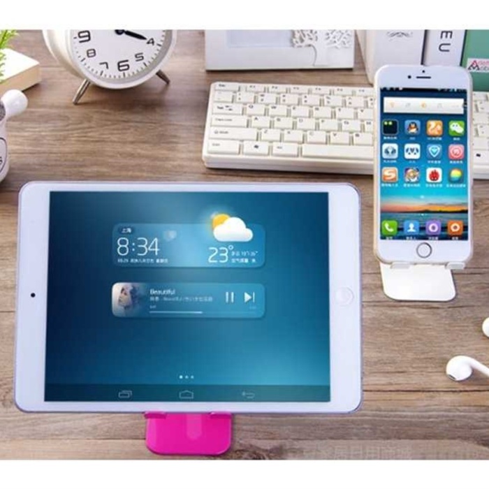 Adam Şeklinde Metal Masaüstü Cep Telefonu Tablet Şarj Standı