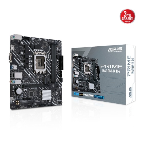 Asus PRIME H610M-K DDR4 S+V+GL 1700p