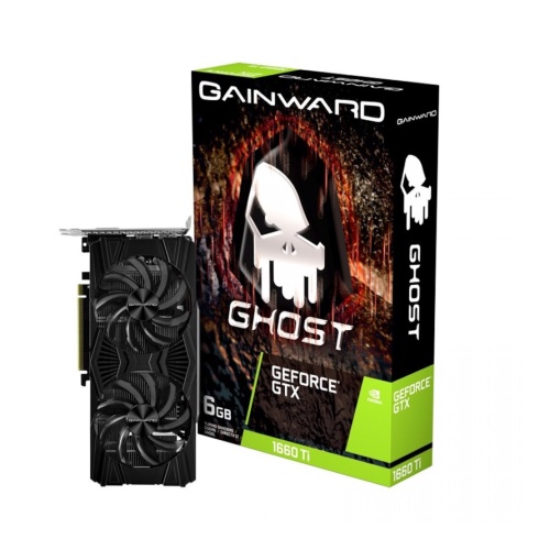 Gaınward Ghost NE6166T018J9-1160L GTX1660TI GDRR6, 192BIT, 2XFAN, 1XDP, 1XHDMI, 1XDVI Ekran Kartı