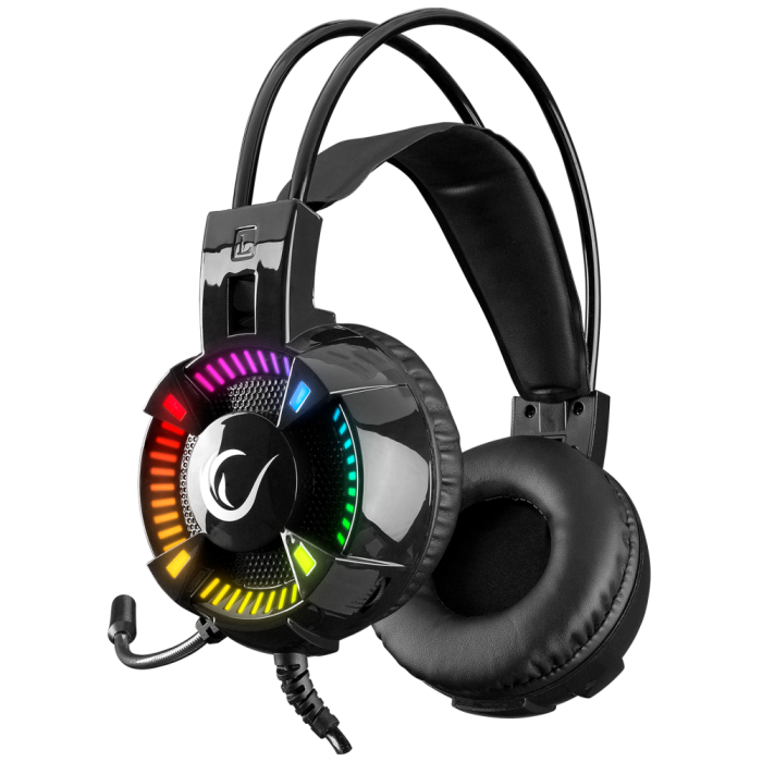 Rampage Styles Siyah Usb 7.1 Rgb Ledli Gaming Oyuncu Mikrofonlu Kulaklık