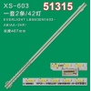 WKSET-6315 37052X1 37053X1 LBM430M1 403-AA/AB 2 ADET LED BAR