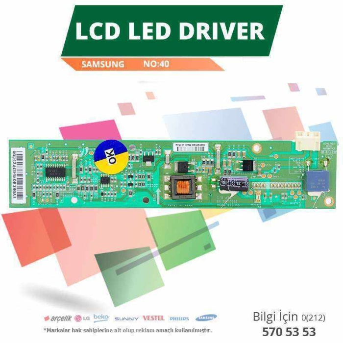 LCD LED DRIVER SAMSUNG (SSL320-OD3A) (LTA320AP33)-(WK-40)