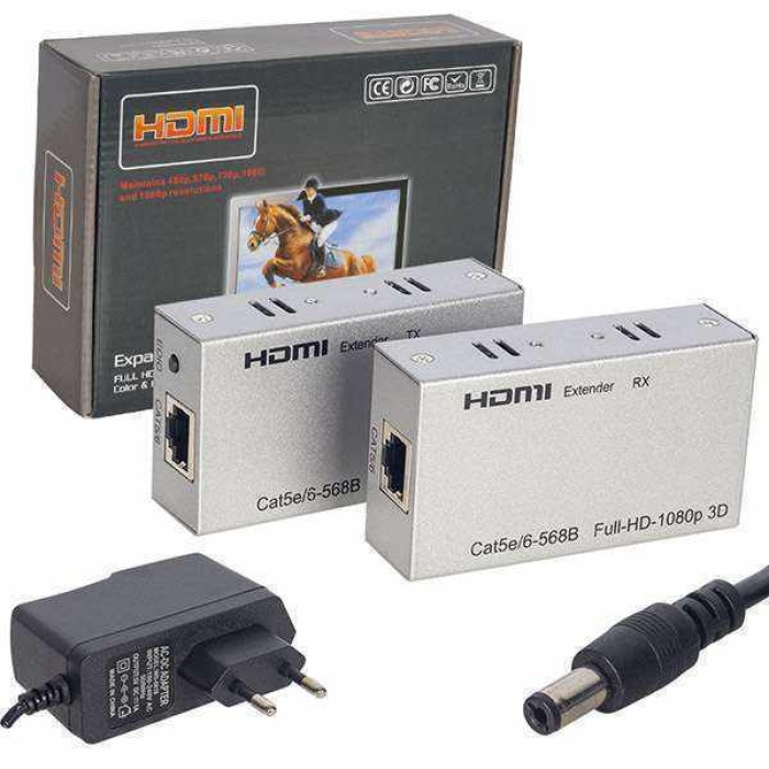 HYTECH HY-HDEX60 HDMI CAT6 60 METRE UZATICI EXTENDER