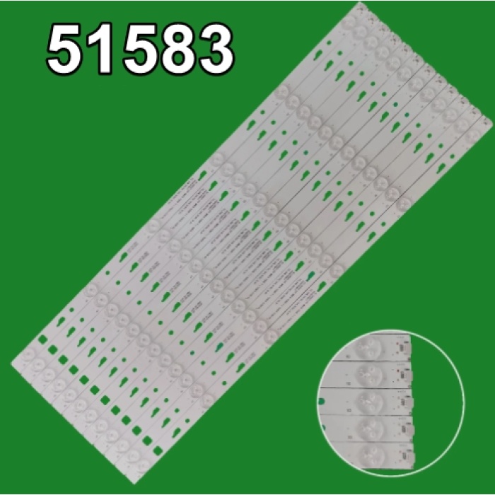 WKSET-6583 35065X12 TD55L42A-V01 12 ADET LED BAR