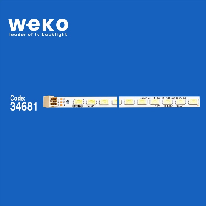WKSET-6335 34681X2 SAMSUNG 2012 VESTEL 405630 60 H1 2 ADET LED BAR