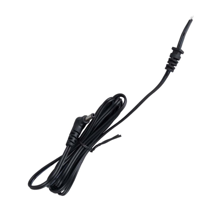 WEKO YERLİ ÜRETİM NOTEBOOK ADAPTÖRÜ 1.5 METRE L TİP JACKLI SİYAH DC KABLO 3.5*1.35