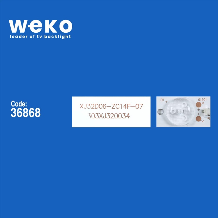 WKSET-6078 36868X3 XJ32D06-ZC14F-07 303XJ320034 3 ADET LED BAR