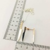 Bıçak Kolye ve Küpe Gümüş Set (BG-SET-013)