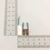 Mineli Satır Kolye ve Küpe Gümüş Set (BG-SET-011)
