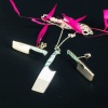 Mineli Satır Kolye ve Küpe Gümüş Set (BG-SET-010)