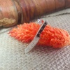 Gümüş Bıçak Tek Küpe | 0,5cm x 2,8cm | Siyah-Gümüş (BG-KP-100)