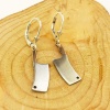 Gümüş Sallantılı Satır Küpe | 0,8 cm x 2,2cm (BG-KP-042)