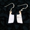 Gümüş Sallantılı Satır Küpe | 0,8cm x 2,2 cm (BG-KP-041)