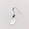 Sallantılı Gümüş Satır Tek Küpe | 0,8cm x 2,3cm (BG-KP-036)