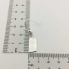 Sallantılı Gümüş Satır Tek Küpe | 0,8cm x 2,3cm (BG-KP-036)