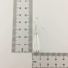 Gümüş Çırpma Teli Tek Küpe (BG-KP-009)