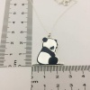 Gümüş Mineli Panda Kolye (BG-KLY-050)