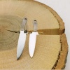 Gümüş Çift Bıçak Küpe (BG-KP-033)