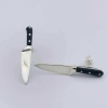 3D Bıçak Çift Gümüş Küpe, Şef Küpesi (BG-KP-156)