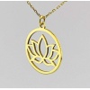 Gümüş Lotus Çiçeği Kolye (BG-KLY-678)
