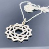 Gümüş Kalp Çakra Kolye - Anahata Kolye (BG-KLY-688)