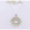 Gümüş Kalp Çakra Kolye - Anahata Kolye (BG-KLY-688)