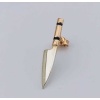 Gümüş Çift Yivli Bıçak Tek Küpe (BG-KP-179)