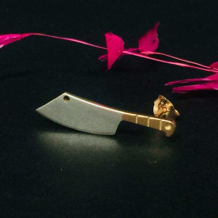 Gümüş Satır Tek Küpe (BG-KP-099)