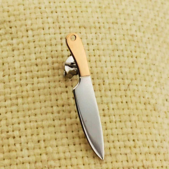 Gümüş Bıçak Tek Küpe (BG-KP-034)