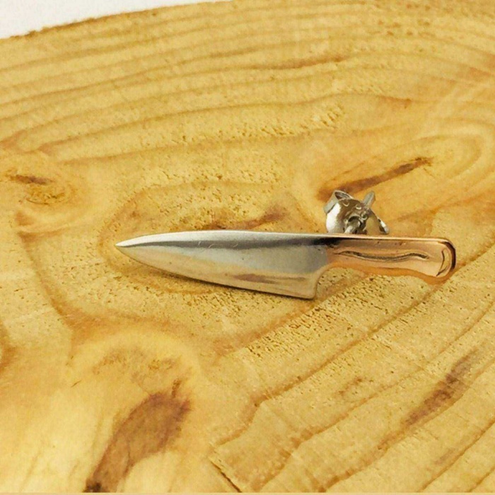 Gümüş Tek Bıçak Küpe (BG-KP-029)