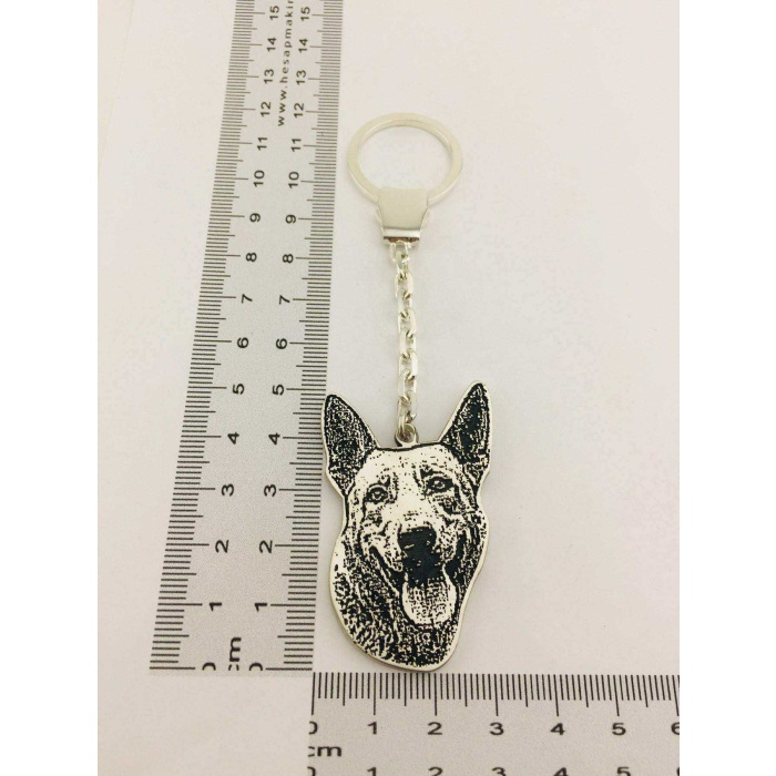 Köpek  Figürlü Gümüş Anahtarlık (BG-ANT-008)