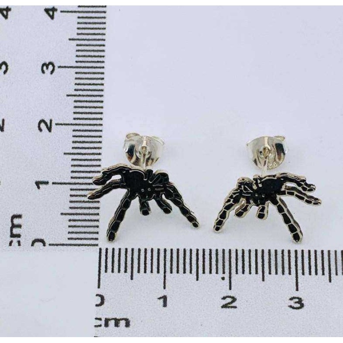 Gümüş Örümcek Çift Küpe (BG-KP-167)
